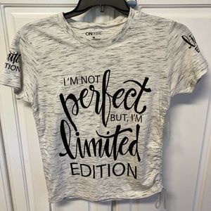 White and Black, size medium shirt, new with tags, never worn